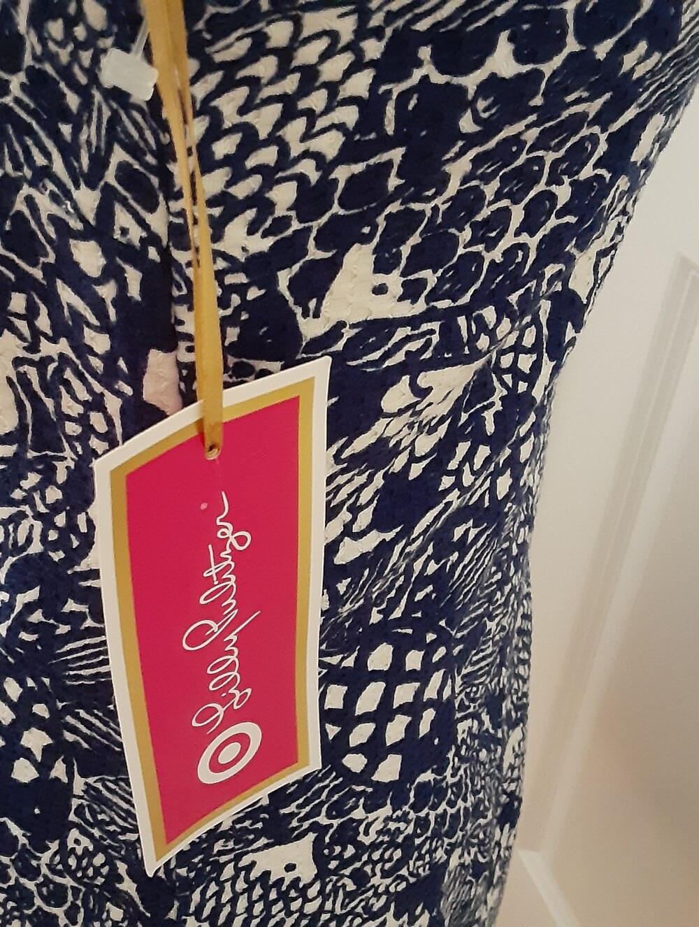 Lily Pulitzer x Target Sleeveless Cotton Textured Fish Print Dress Size 6 - Picture 6 of 8